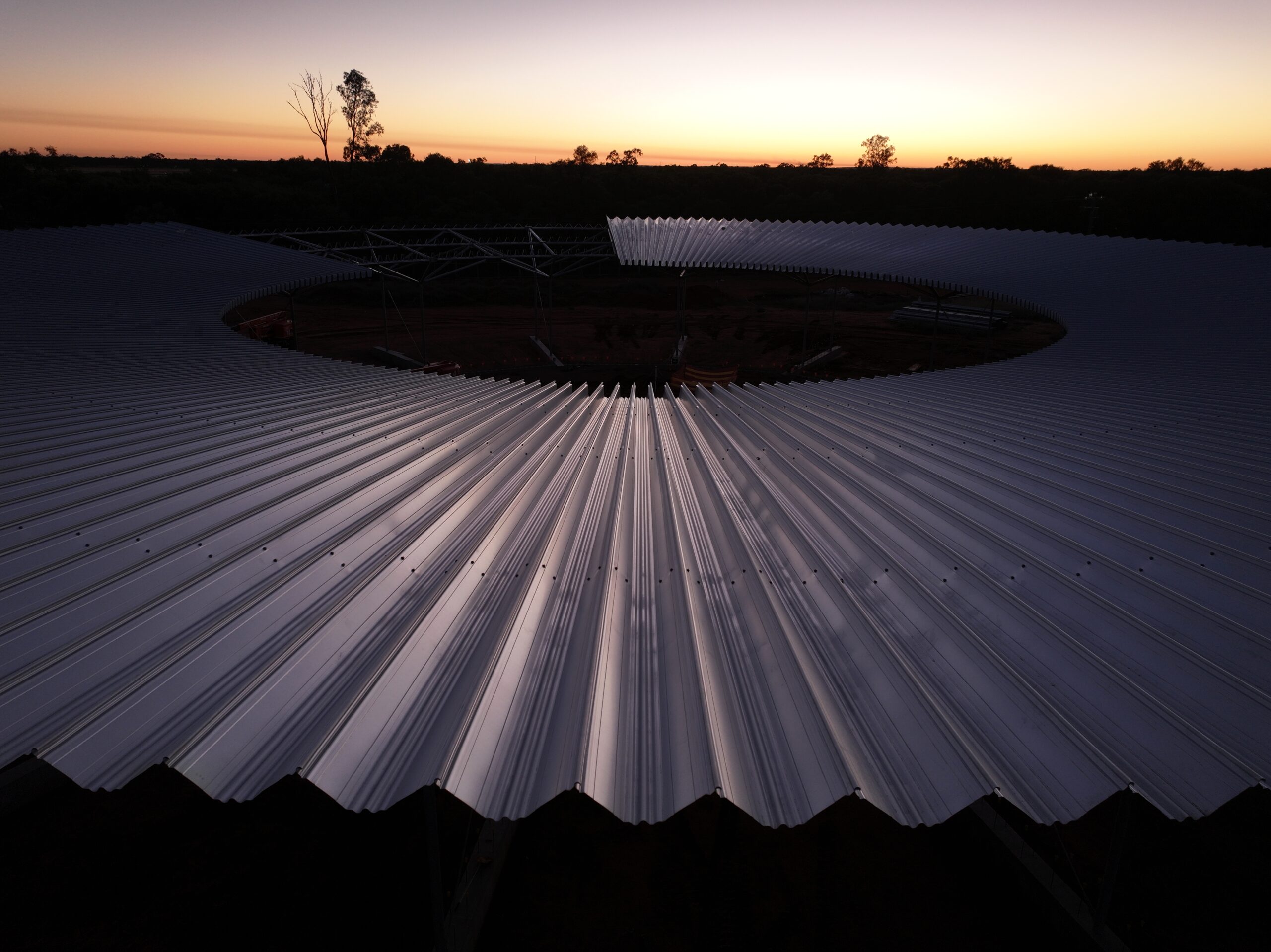 Spantech Longreach Tapered profile used at the OMOA project, Charleville Qld